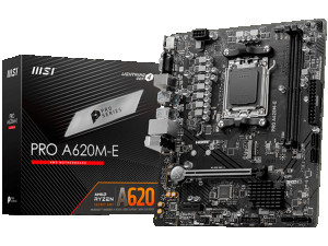 MSI PRO A620M-E, mATX, Socket AM5, Dual Channel DDR5 6800+MHz,...