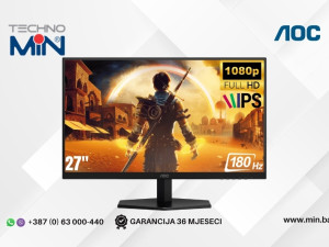 Gaming Monitor AOC 27G42E 27" Fast IPS, Full HD, 180Hz, 0.5ms