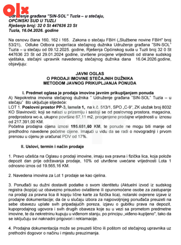 Poslovni prostor Tuzla 2