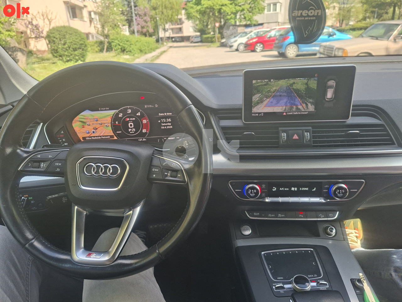 Audi Q5 QUATTRO mod. 2018. VIRTUAL MATRIX Sline KAMERA FULL