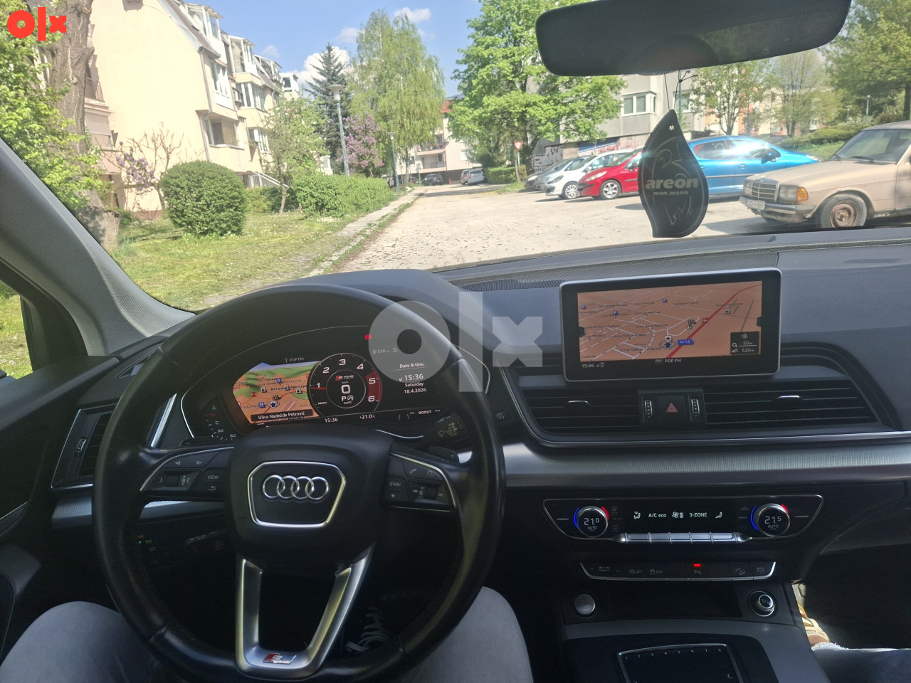 Audi Q5 QUATTRO mod. 2018. VIRTUAL MATRIX Sline KAMERA FULL