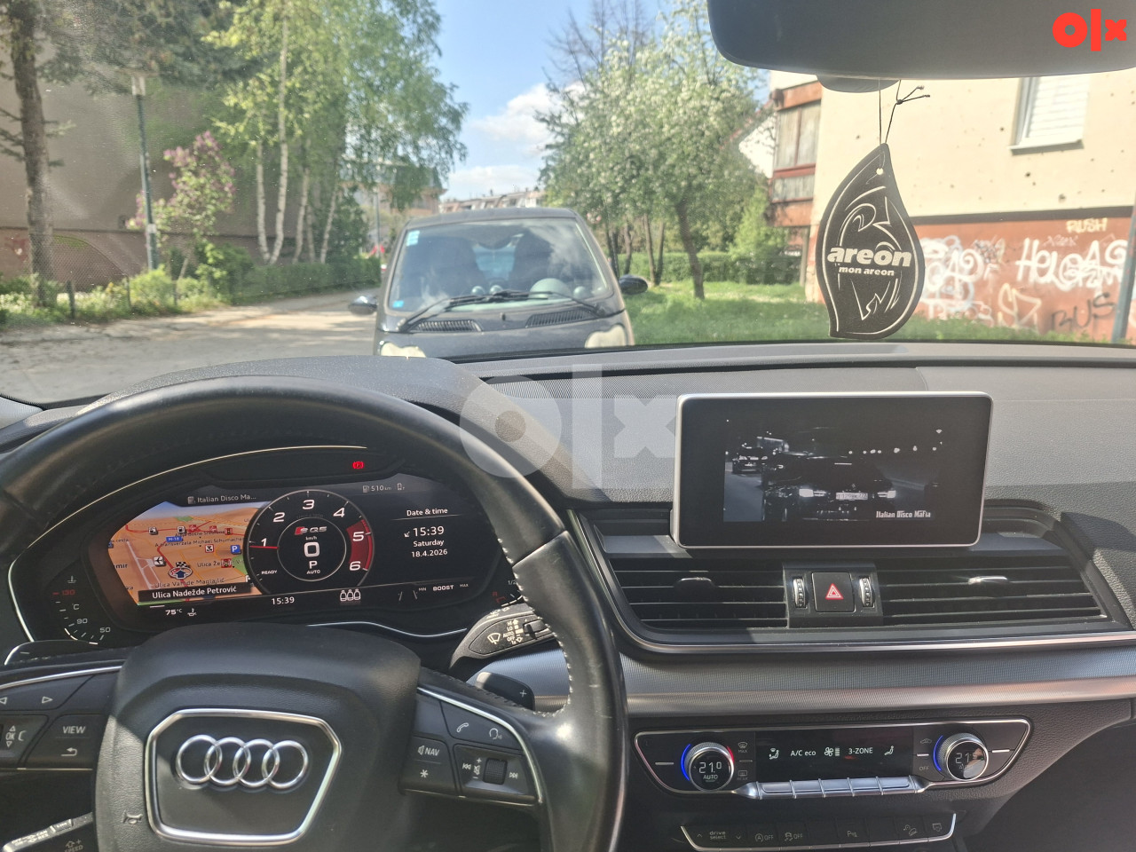 Audi Q5 QUATTRO mod. 2018. VIRTUAL MATRIX Sline KAMERA FULL