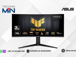Gaming Monitor ASUS TUF VG34VQEL1A, 34" Curved VA UWQHD, 100Hz