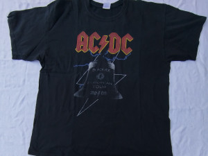 AC/DC majica Black Ice Tour 2009 original rock heavy metal