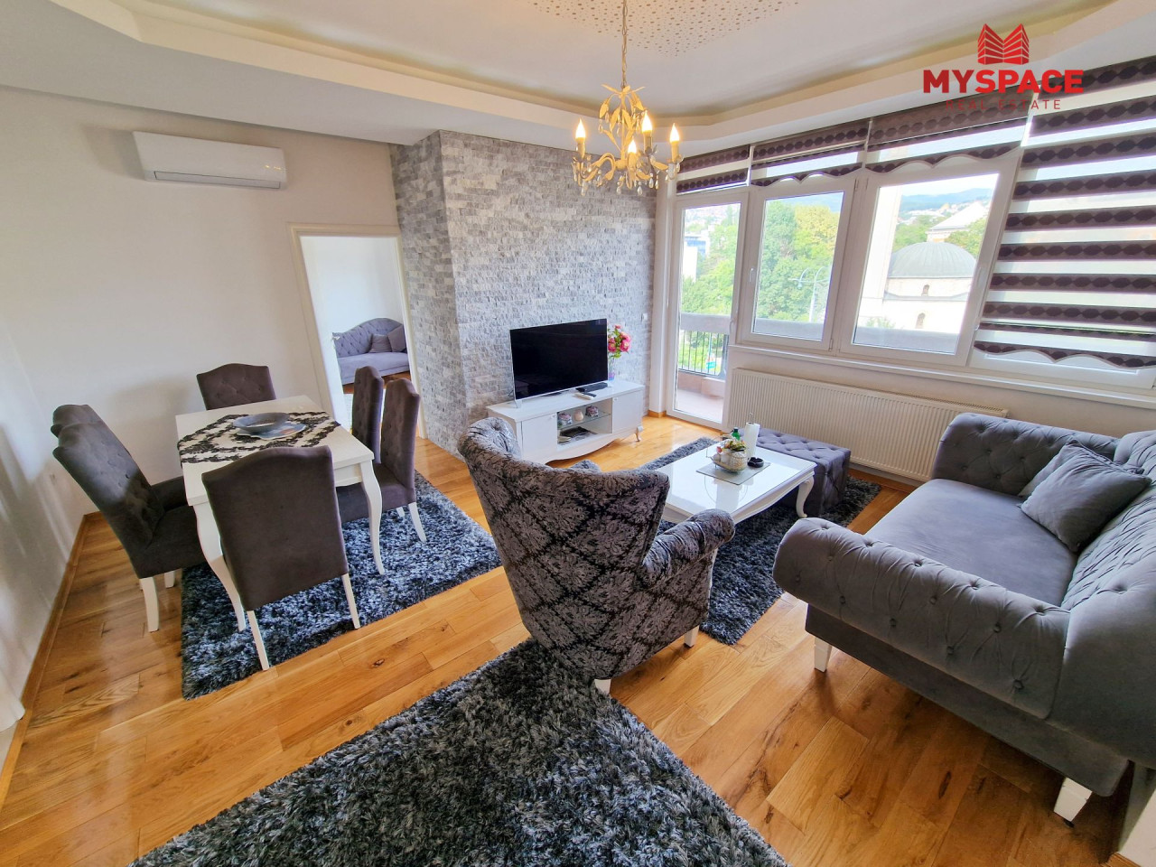 MY SPACE/ Stan/ Skenderija/ RENOVRAN/ NAMJESTEN/ 95 m² – pohled 6