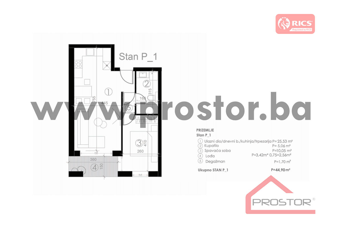 Novogradnja STUP!Dvosoban stan, 45m2 s garažom 11