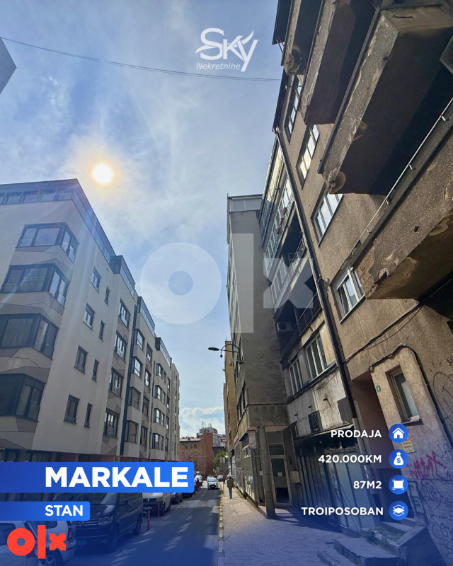 Troiposoban stan kod Katedrale, 87m2, 2.sprat I SKY NEKRETNINE