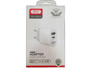 Kucni punjac XO L97 2,4A (USB-A + USB-C) - glava