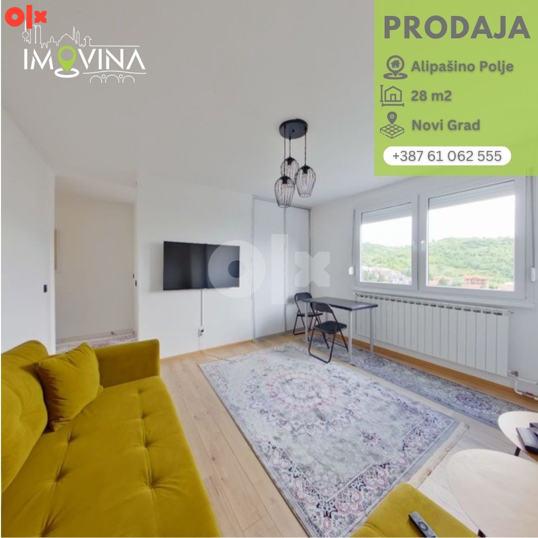 100950 Garsonjera 28m2, Alipašino polje C-faza