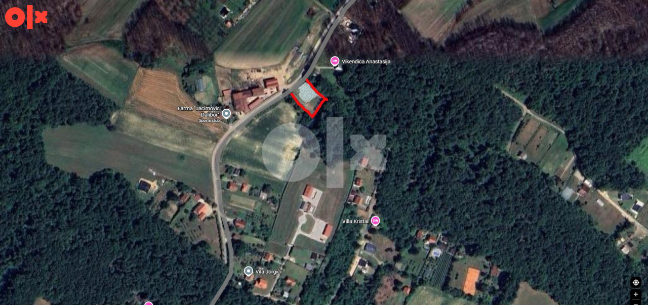LIJEPA PARCELA uz glavni put, 1821m2 - Jaružani, Slatina Laktaši