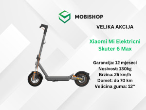 Xiaomi Mi Elektricni Skuter 6 Max