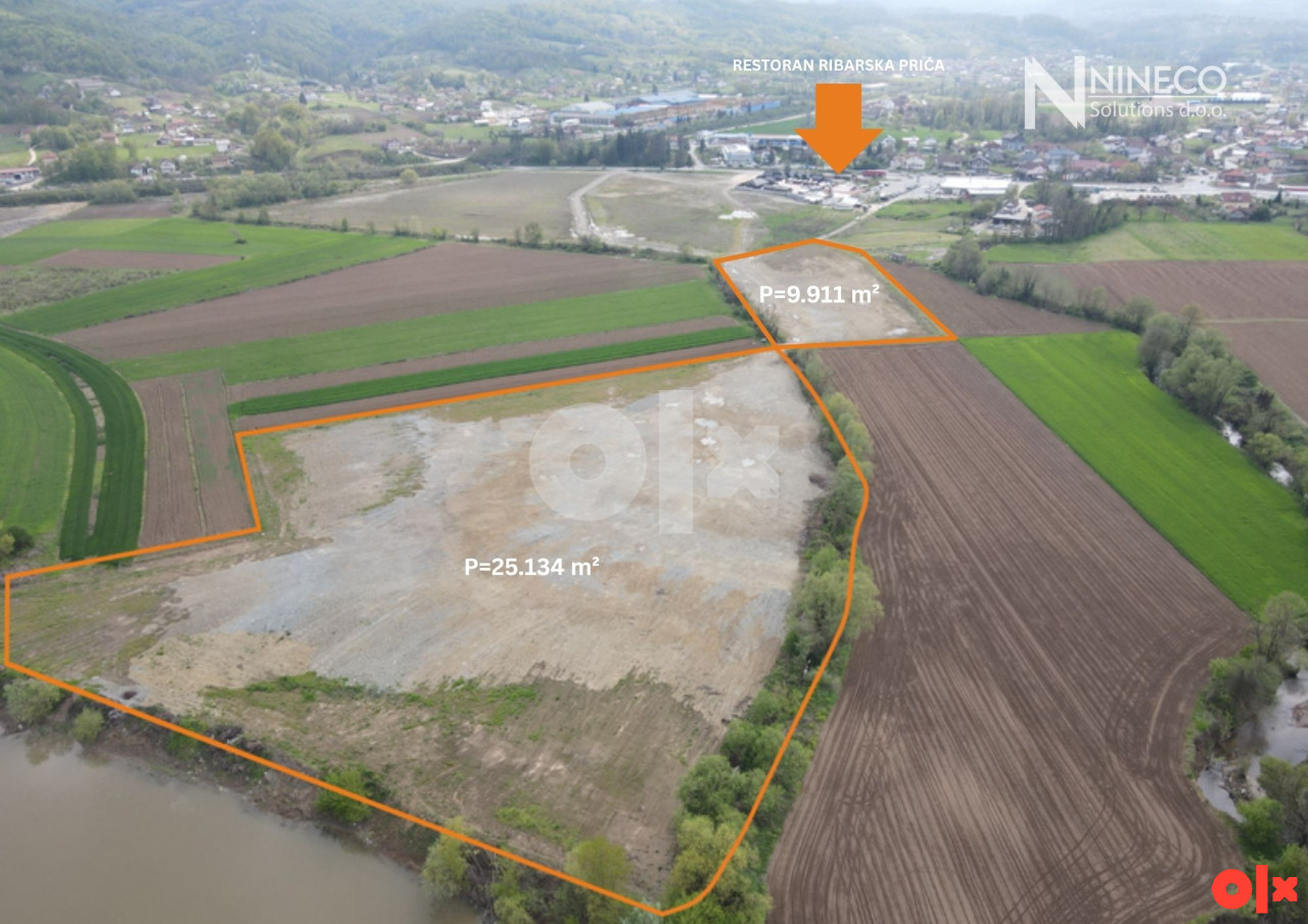 ZEMLJIŠTE - DOBOJ - 35.045 m2 2