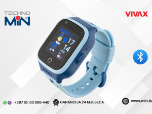 VIVAX Smart Kids Watch 4G Magic 2 Blue 1.4" IPS GPS SOS, Blue