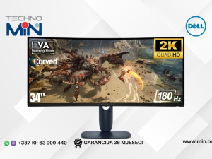 Monitor Dell Alienware AW3425DWM-56 34" Curved VA WQHD 180Hz