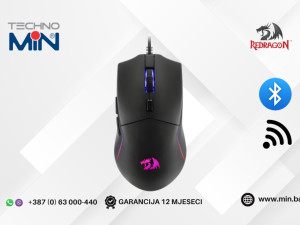 ReDragon Naga M730-WL Wireless Gaming miš 10000 DPI RGB, Black