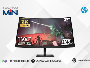 Gaming Monitor HP OMEN 32c 31.5" Curved VA QHD, 165Hz