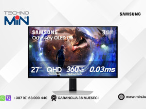 Gaming Monitor Samsung Odyssey LS27DG602SUXEN 27" OLED QHD, 360Hz