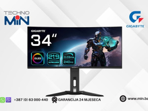 Gaming Monitor Gigabyte MO34WQC2 34" WQHD OLED, 240Hz