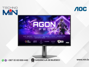 Gaming Monitor AOC Agon PRO AG326UD 31.5" QD-OLED, 4K UHD, 165Hz