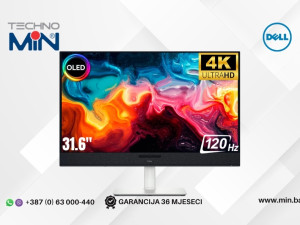 Monitor Dell S3225QC-56 31.6", 4K UHD QD-OLED, 120Hz