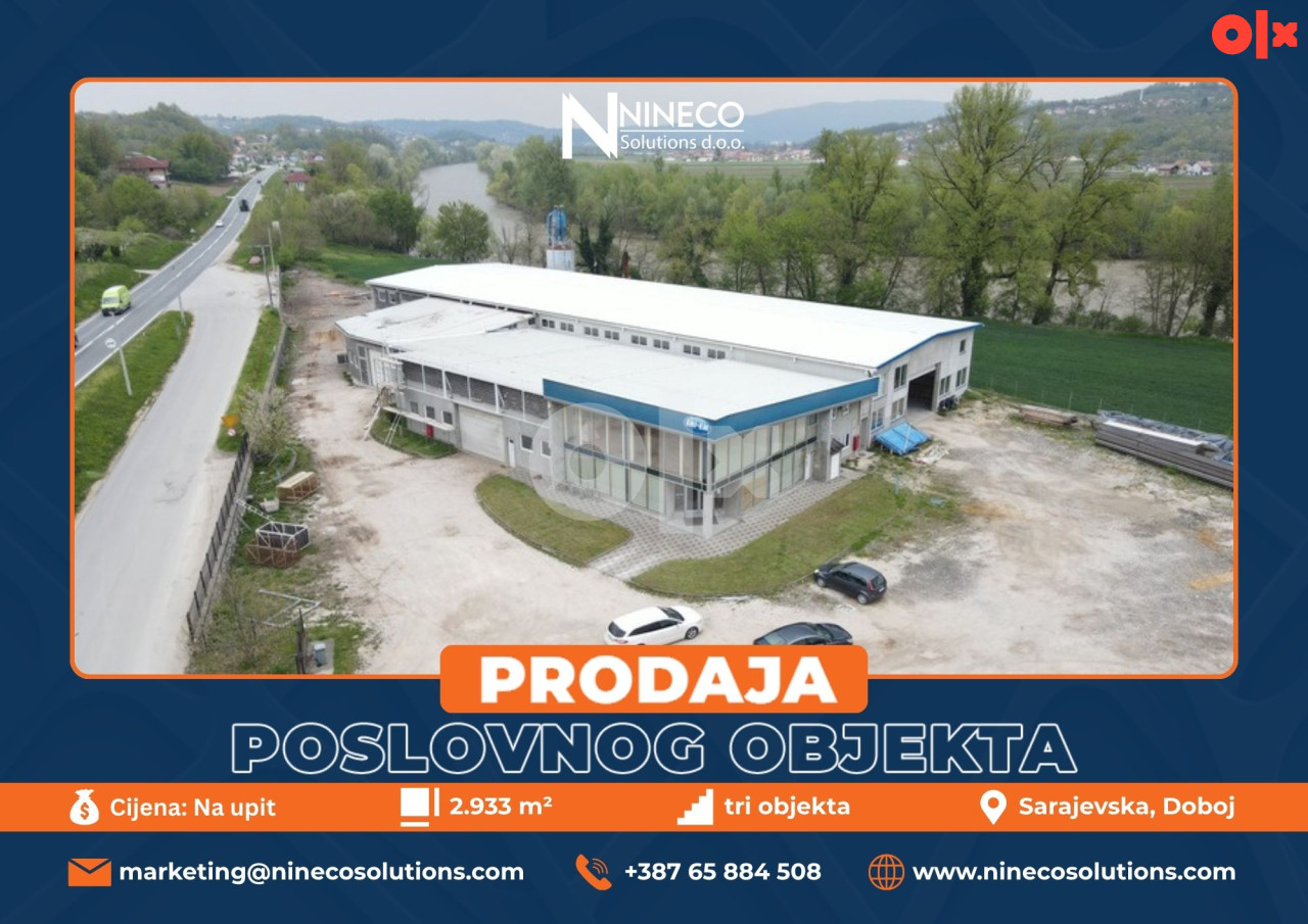 PROIZVODNO-POSLOVNI OBJEKAT - DOBOJ - 2.933 m2