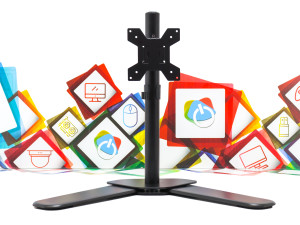 Nosač za monitor 100x100mm 10"-27" DOPER