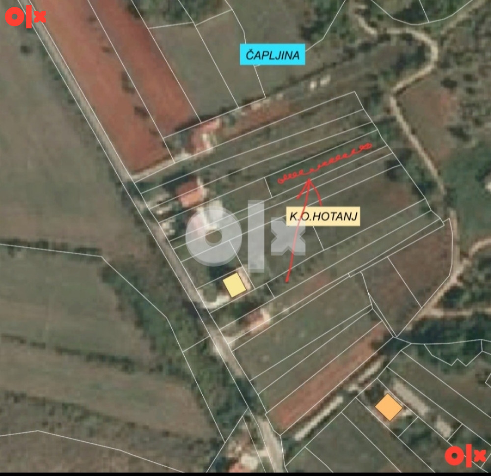 Plac 756 m2 - Hotanj (200 m od glavne ceste) 3