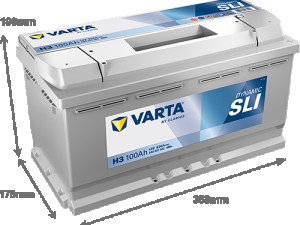 Akumulator VARTA Dynamic SLI 12V 100Ah 830A (H3)
