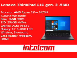 Laptop Lenovo ThinkPad L14 Gen3 AMD Ryzen 5 Pro