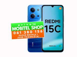 Xiaomi Redmi 15C 4+4/256GB Blue - NOVO, GARANCIJA