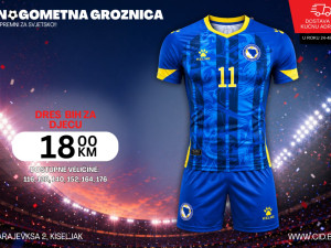 Dres Bosna i Hercegovina za djecu; Više veličina