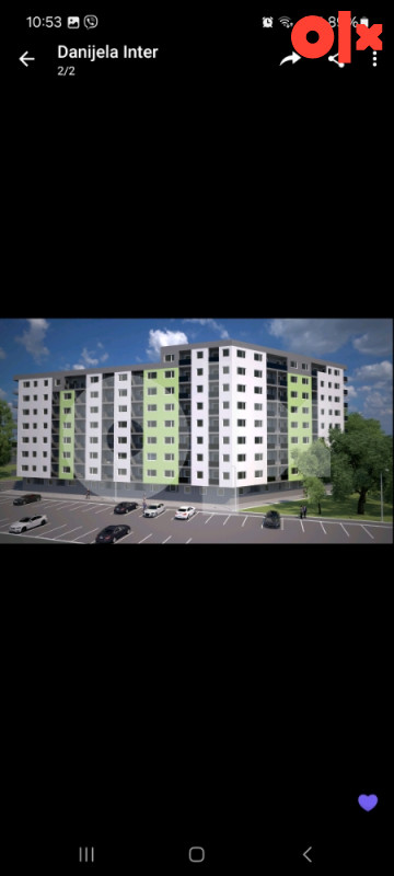 Stanovi u izgradnji 45,30m2 Lazarevo 2