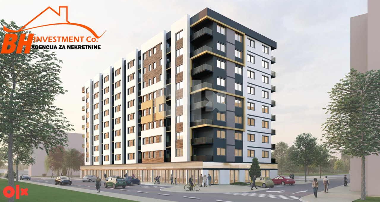 Novogradnja: Dvosoban Stan 53.62m2 Lukavac