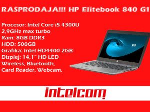 RASPRODAJA!! Laptop HP Elitebook 840 G1 Core i5 4th gen.