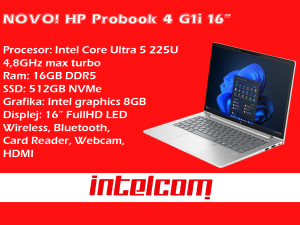 NOVO! Laptop HP Probook 4 G1i 16" Core Ultra 5 225U