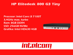 Računar HP Elitedesk 800 G3 Tiny Core i3 7th gen.