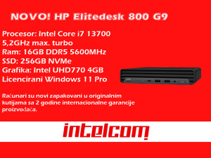 NOVO!!! Računar HP Elitedesk 800 G9 Core i7 13th gen.