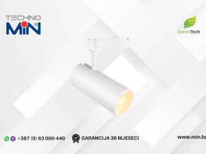 Green Tech LED šinska svjetiljka L073-20W-WW-WH 20W 3000K, Bijela