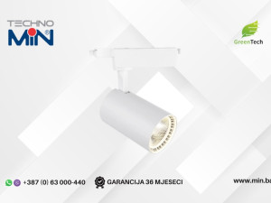 Green Tech LED šinska svjetiljka L019-30W-NW-WH 30W 4000K, Bijela