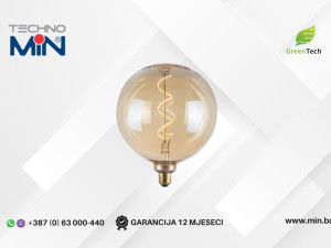 Green Tech LED filament sijalica G380-801 8W E40 2300K, Amber