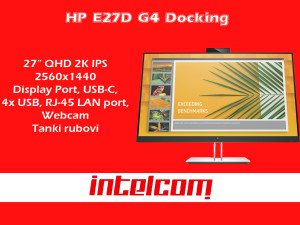 NOVO!! Monitor HP E27D G4 Docking
