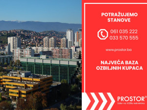 PAŽNJA! Potražnja za stanovima u Sarajevu!