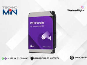 Western Digital Purple 4TB Surveillance HDD 3.5" WD44PURZ