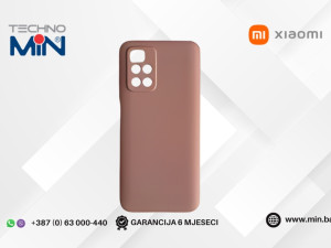 Xiaomi Redmi 10C Silikonska maska Puder roza