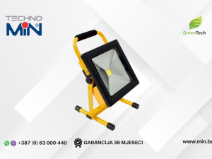 Green Tech LED prijenosni punjivi reflektor 50W 6000K LRF-50W-CW