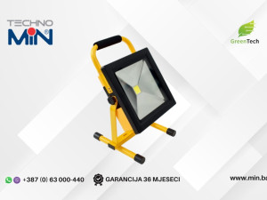 Green Tech LED prenosni punjivi reflektor 30W 6000K LRF-30W-CW