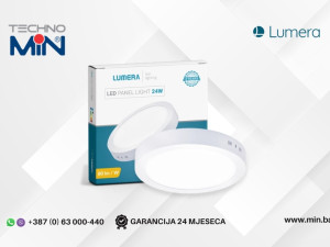 Lumera nadgradni okrugli LED panel 24W 3000K LM-268-24W, Bijela