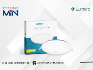 LUMERA ugradbeni okrugli LED panel 12W 3000K