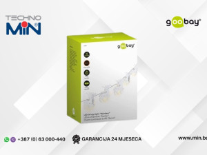 GooBay LED lampice Jeleni 10 LED Toplo Bijele Timer WT-57945