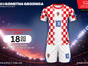 Dres Hrvatska za djecu; Više veličina